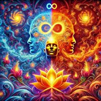 A_psychedelic_and_vibrant_depiction_of_The_Middle_ A_psychedelic_and_vibrant_depiction_of_The_Middle_